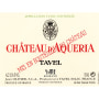 Chateau D'Aqueria Tavel Rose 2015 Front Label