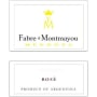 Fabre Montmayou Rose 2016 Front Label