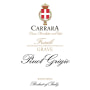 Carrara Pinot Grigio 2015 Front Label