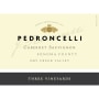 Pedroncelli Three Vineyards Dry Creek Cabernet Sauvignon 2014 Front Label