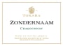 Tokara Zondernaam Chardonnay 2008 Front Label