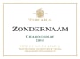 Tokara Zondernaam Chardonnay 2003 Front Label
