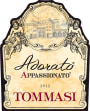 Tommasi Adorato Appassionato 2012 Front Label