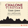 Chalone Grenache 2012 Front Label