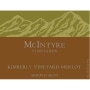 McIntyre Kimberly Vineyards Merlot 2013 Front Label