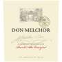 Don Melchor Cabernet Sauvignon 2012 Front Label