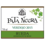Pata Negra Verdejo 2015 Front Label