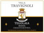 Villa Travignoli Tegolaia Chianti Rufina Riserva 2010 Front Label