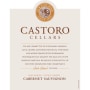 Castoro Cellars Cabernet Sauvignon 2013 Front Label
