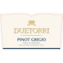 DueTorri Pinot Grigio 2015 Front Label