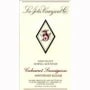 La Jota 15th Anniversary Howell Mt. Cabernet Sauvignon 1996 Front Label