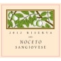 Vino Noceto Riserva Sangiovese 2012 Front Label