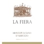 La Fiera Montepulciano d'Abruzzo 2015 Front Label