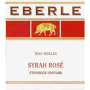 Eberle Syrah Rose 2015 Front Label