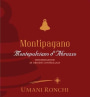 Umani Ronchi Montepulciano d'Abruzzo Montipagano 2009 Front Label