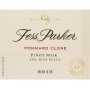 Fess Parker Pommard Clone Pinot Noir 2013 Front Label