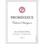 Prominence Cabernet Sauvignon 2009 Front Label