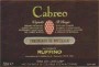 Ruffino Cabreo Red 1996 Front Label
