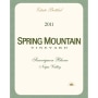 Spring Mountain Vineyard Sauvignon Blanc 2011 Front Label