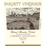 Barnett Vineyards Spring Mountain Cabernet Sauvignon 2014 Front Label