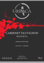Urraca Reserva Cabernet Sauvignon 2010 Front Label