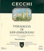 Cecchi Vernaccia di San Gimignano 1997 Front Label