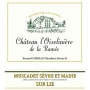Chereau Carre l'Oiseliniere Muscadet Sevre et Maine 2014 Front Label