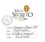 Valle Secreto First Edition Sauvignon Blanc 2015 Front Label