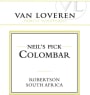 Van Loveren Neil's Pick Colombar 2014 Front Label
