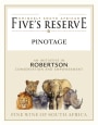 Van Loveren Five's Reserve Pinotage 2013 Front Label