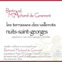 Bertrand Machard de Gramont Nuits-Saint-Georges Les Terrasses des Vallerots 2010 Front Label