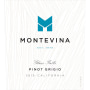 Montevina Pinot Grigio 2015 Front Label