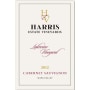 Heritage School Vineyards Lakeview Vineyard Cabernet Sauvignon 2012 Front Label