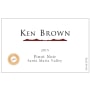 Ken Brown Santa Maria Valley Pinot Noir 2013 Front Label