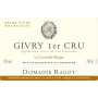 Domaine Ragot Premier Cru La Grande Berge 2013 Front Label