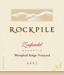 Mauritson Rockpile Westphall Ridge Vineyard Zinfandel 2007 Front Label