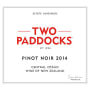 Two Paddocks Pinot Noir 2014 Front Label