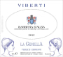 Viberti Barbera d'Alba La Gemella 2012 Front Label