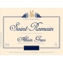 Alain Gras Saint-Romain Blanc 2013 Front Label