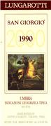 Lungarotti San Giorgio (Cabernet Sauvignon/Sangiovese) 1990 Front Label