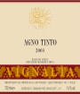 Vignalta Agno Tinto Rosso 2003 Front Label