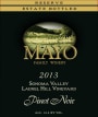 Mayo Family Laurel Hill Vineyard Reserve Pinot Noir 2013 Front Label