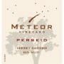 Meteor Vineyard Perseid Cabernet Sauvignon 2013 Front Label