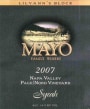 Mayo Family Lilyann's Block Page-Nord Vineyard Syrah 2007 Front Label