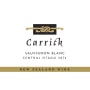 Carrick Sauvignon Blanc 2014 Front Label