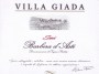 Villa Giada Suri Barbera d'Alba 2014 Front Label