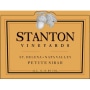 Stanton Vineyards Saint Helena Petite Sirah 2014 Front Label