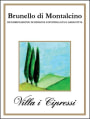 Villa I Cipressi Brunello di Montalcino 2006 Front Label