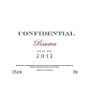 Casa Santos Lima Confidencial Reserva Red 2012 Front Label