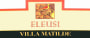 Villa Matilde Roccamonfina  Eleusi Passito 2006 Front Label